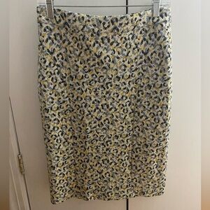Maeve by Anthropologie patterned pencil skirt